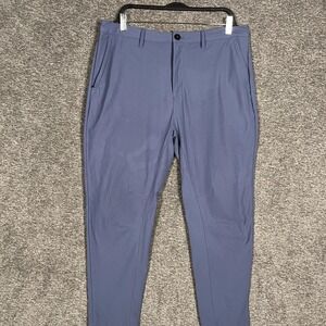 Legends Pants Mens 36 Blue‎ Gray Tech Stretch Chino Tapered Athletic Golf Travel